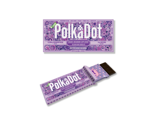 polka dot chocolate bar